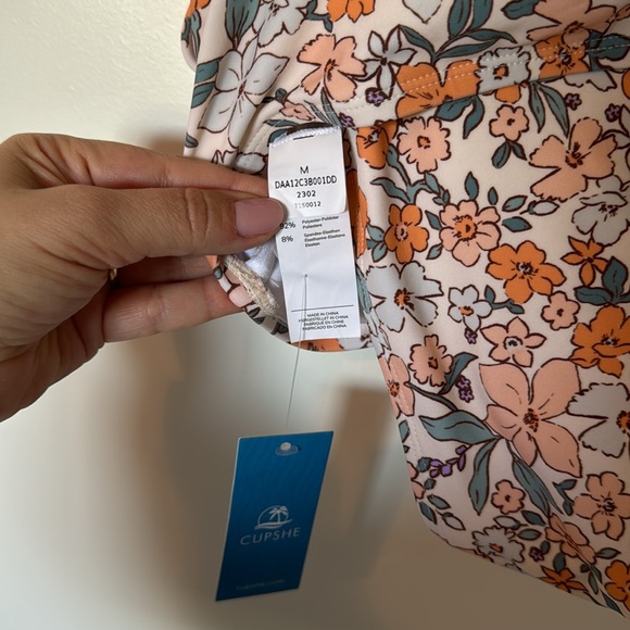 NWT Cupshe Floral Bikinis M - Picture 9 of 11